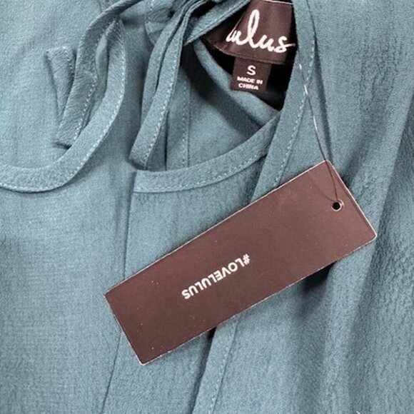 NWT Lulus Moments That Last Hunter Green Long Sleeve Cutout Jumpsuit - Picture 10 of 12